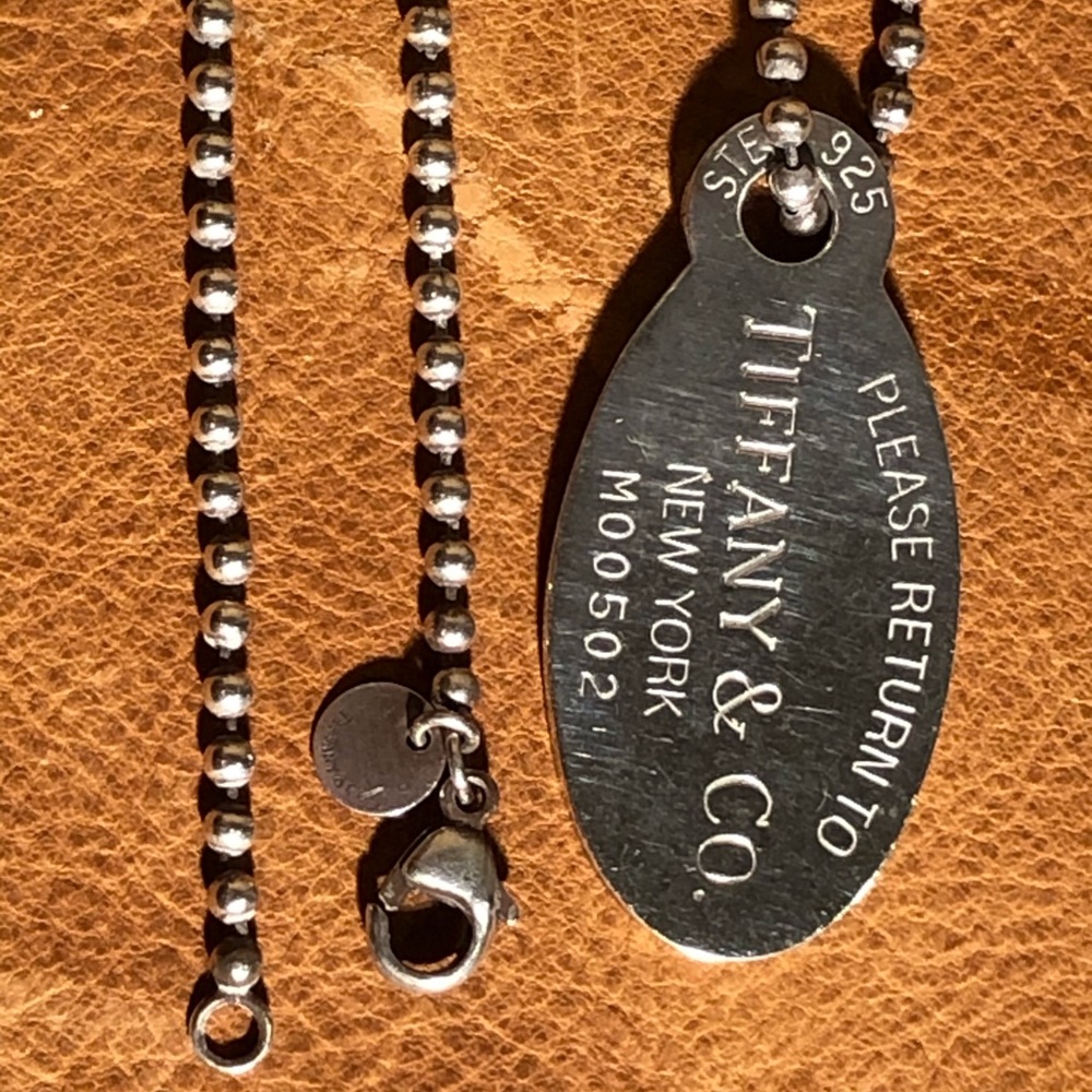 Classic Authentic Tiffany & Co. Dog Tag